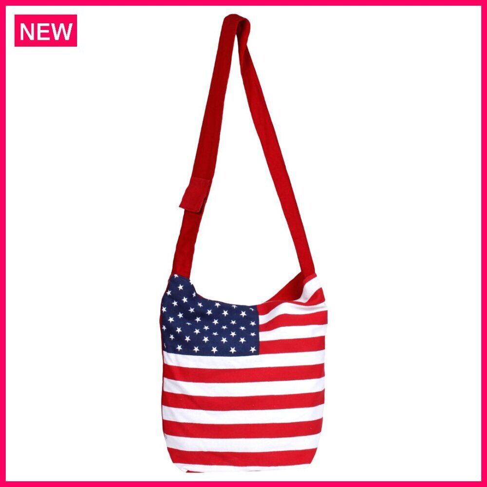 Canvas Sling Bag Hobo Tote Crossbody Shoulder Bag 14x13 Inch